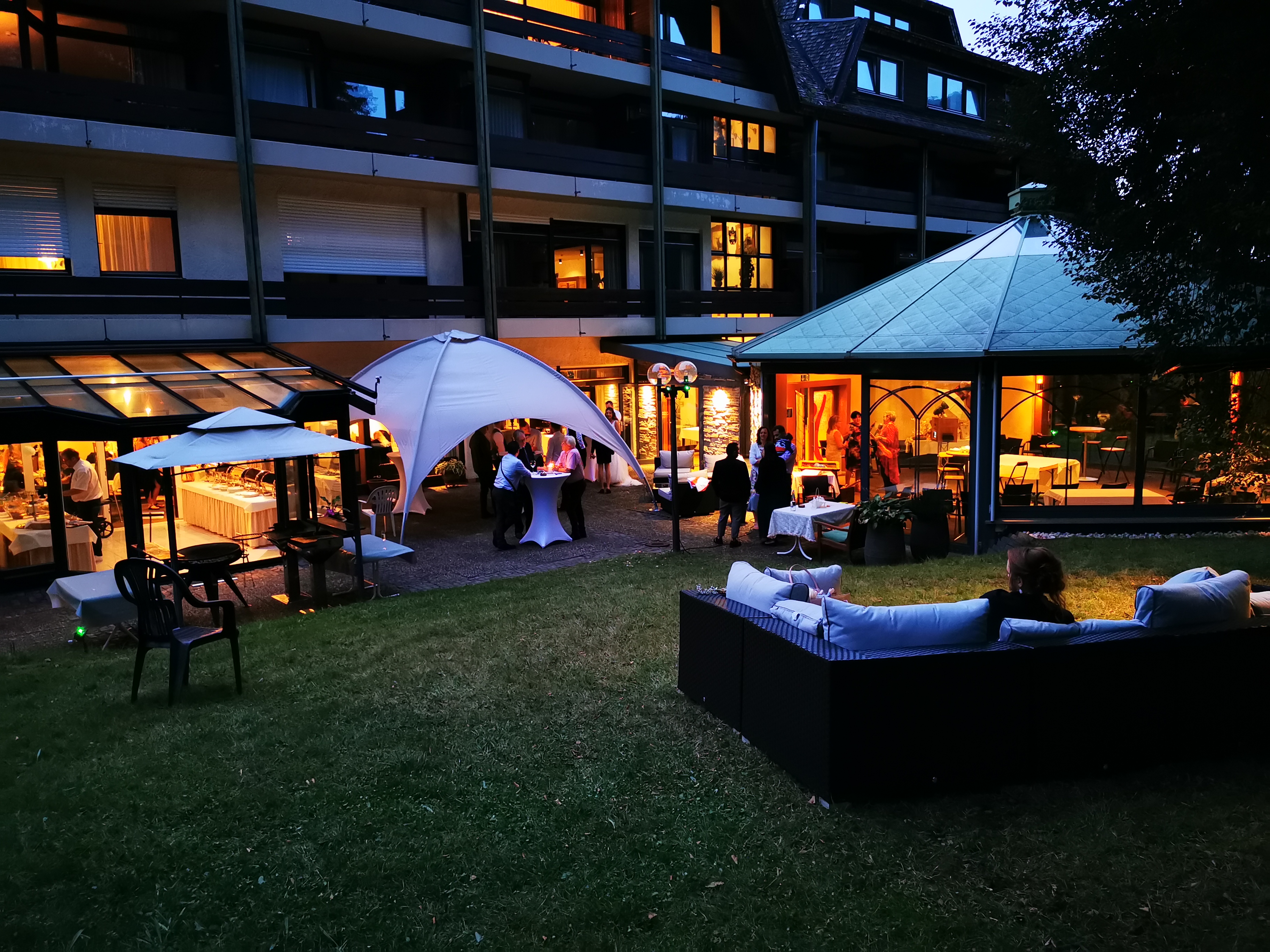 Mountainbike Urlaub - Fahrradwaschplatz - Hessen Süd - Hotel Orbtal