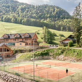 Mountainbikehotel: Tennis im Narzissendorf Zloam - Narzissendorf Zloam