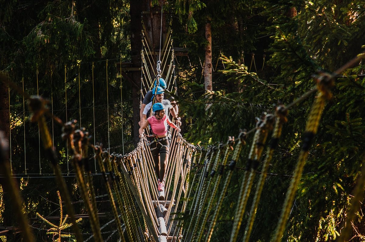 Der Gollinger Ausflugsziele Hochseilpark