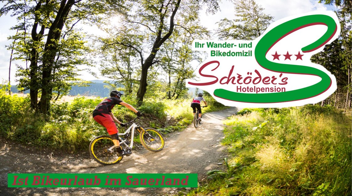 Mountainbikehotel: Ihr Bike Hotel Im Sauerland  - Schröders Hotelpension
