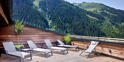 Mountainbike Urlaub - MTB-Region: AT - Saalbach - Dachterrasse mit Sonnenliegen - Mei.Berg