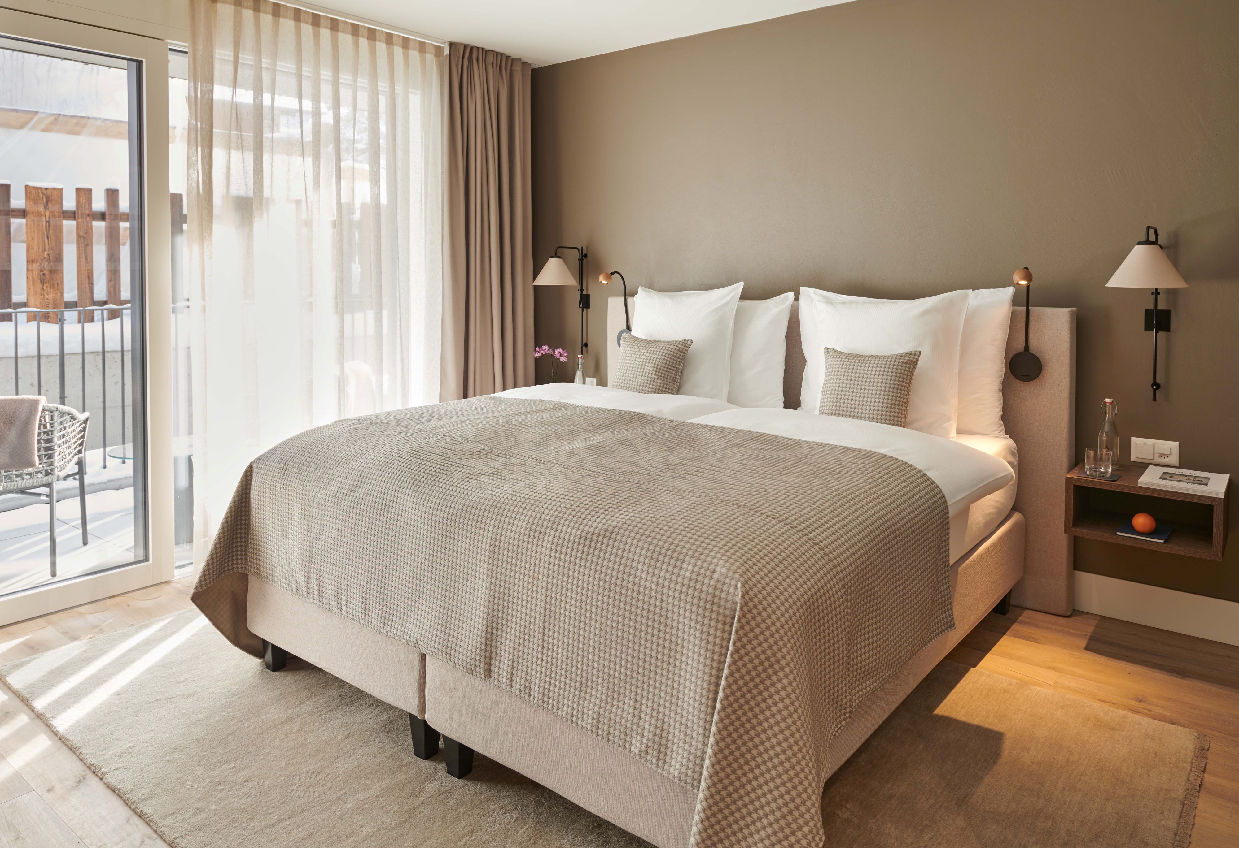 SCHLOSS Zermatt Zimmerkategorien Double Room Ground Floor I 25m2