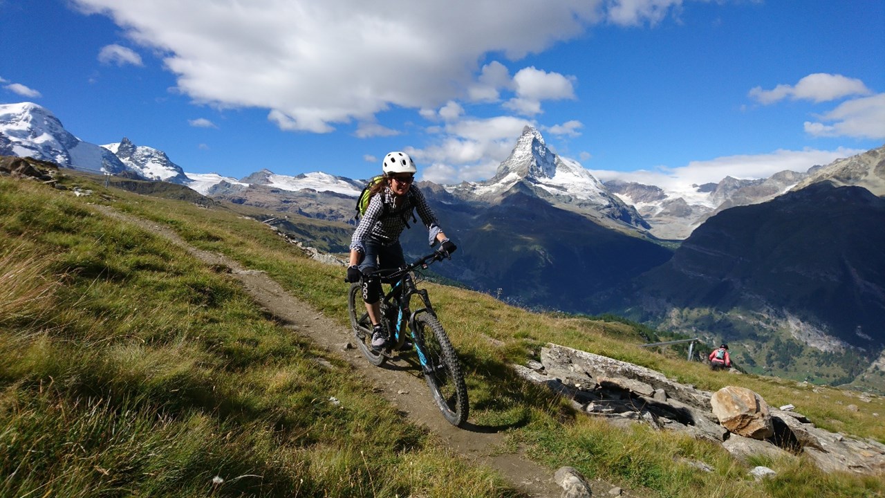 SchlossHotel Zermatt Touren Übersicht Bike-Tour Blauherd-Sunnegga