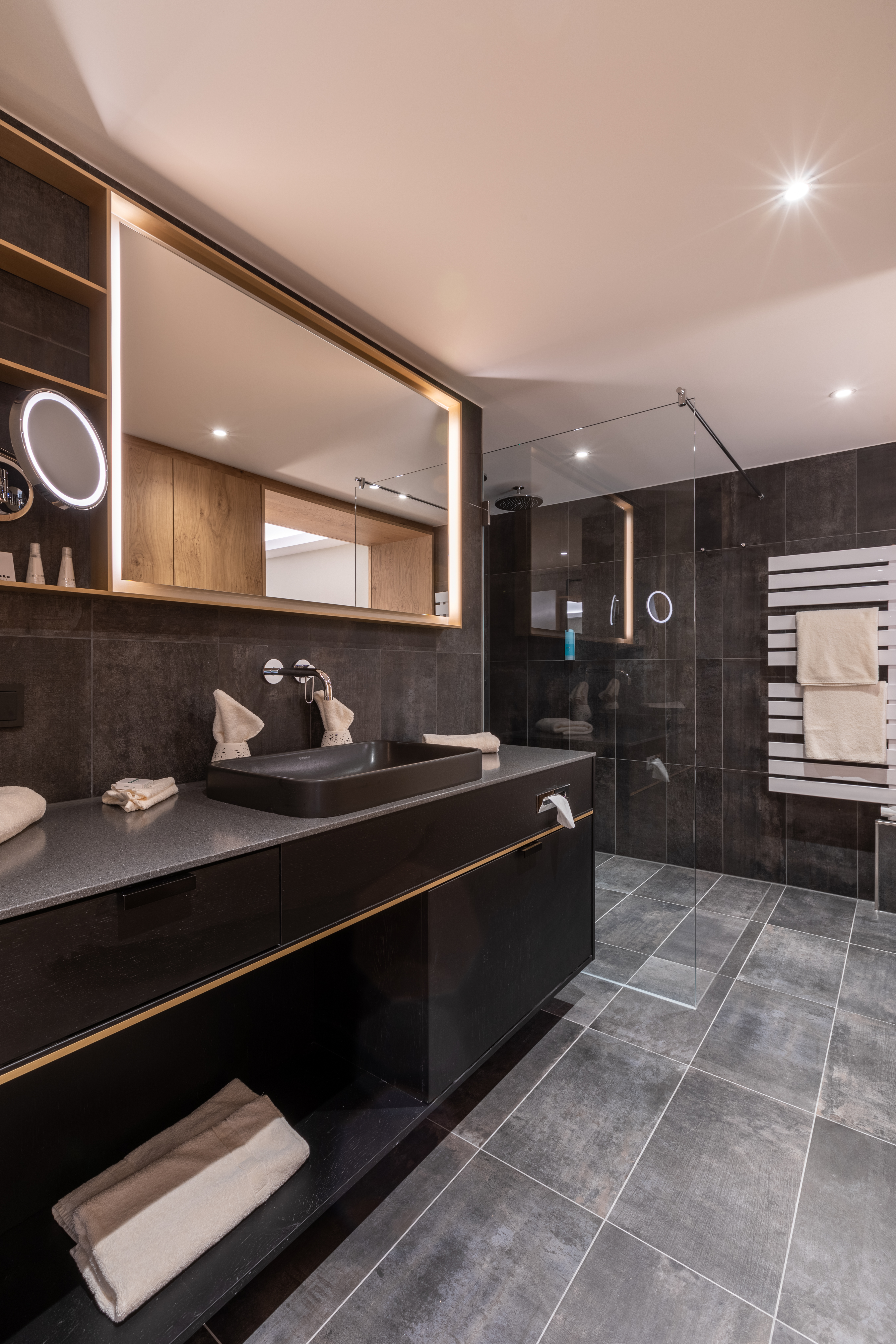 Mountainbikehotel: Badezimmer Beispiel - Sackmann Genusshotel