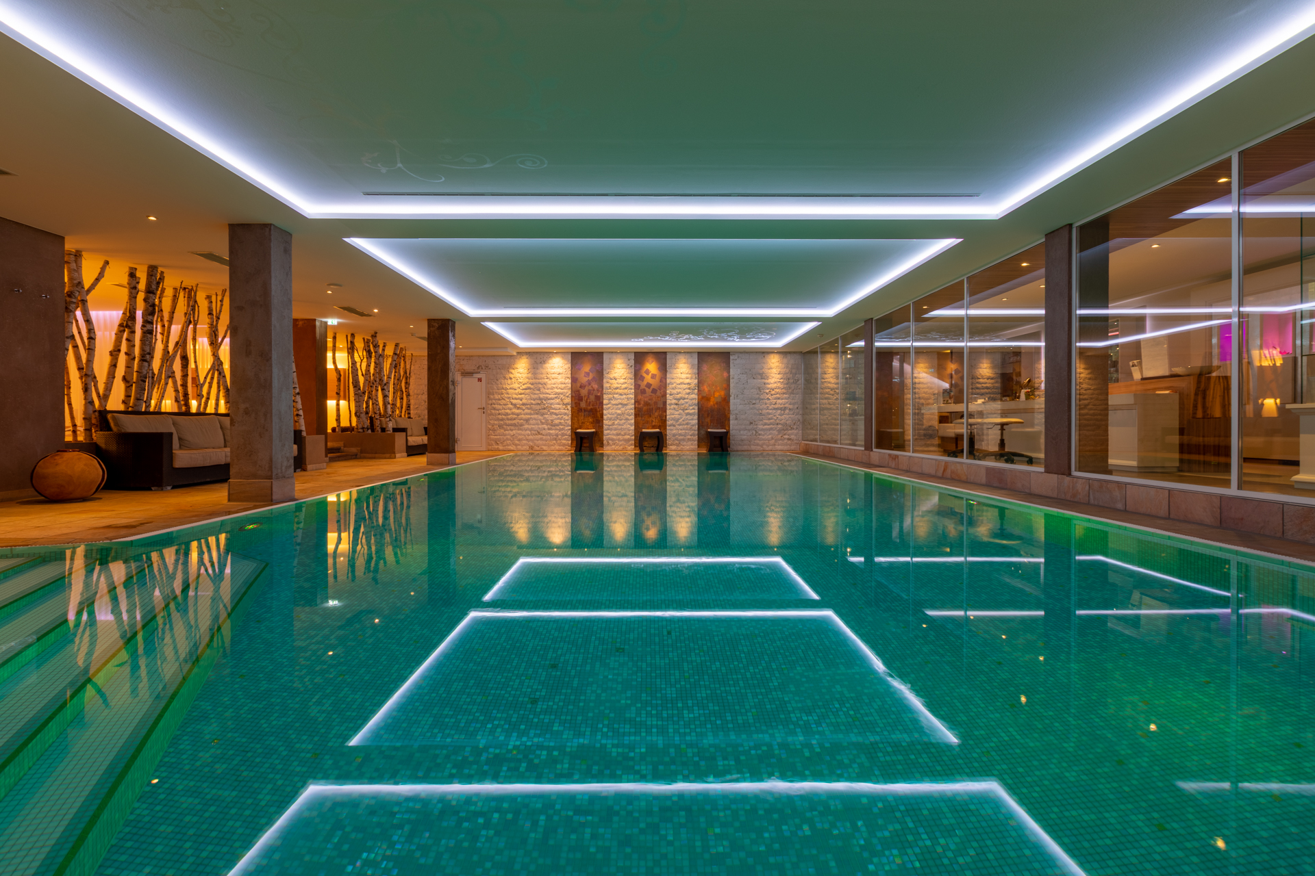 Mountainbikehotel: Indoorpool - Sackmann Genusshotel