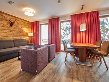AlpenParks Hotel & Apartment Sonnleiten Saalbach Zimmerkategorien Apartment Studio Alpine SPA ca. 46m² für 2-4 Personen