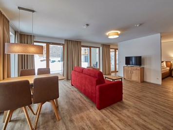 AlpenParks Hotel & Apartment Sonnleiten Saalbach Zimmerkategorien Apartment Studio Alpine SPA Plus ca. 46m² für 2-4 Personen