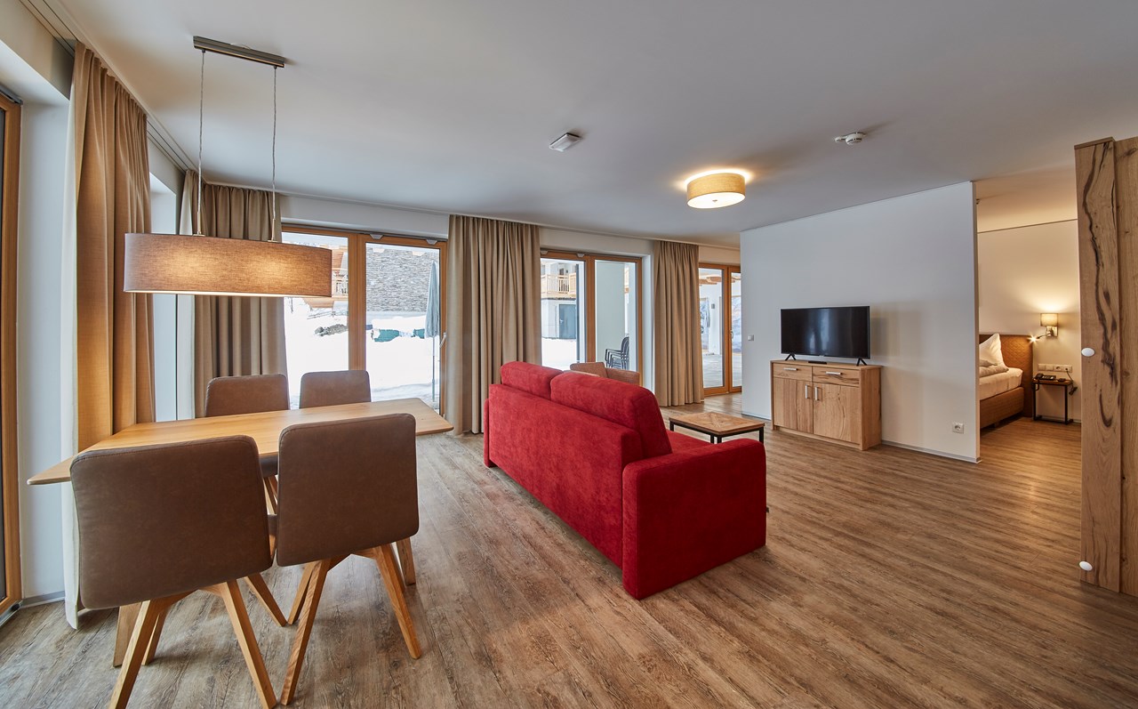 AlpenParks Hotel & Apartment Sonnleiten Zimmerkategorien Apartment Studio Alpine SPA Plus ca. 46m² für 2-4 Personen