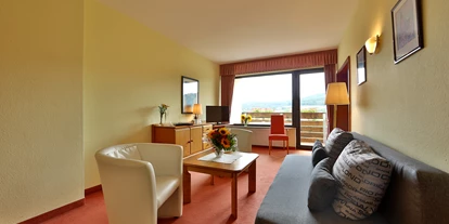 Mountainbike Urlaub - Hotel-Schwerpunkt: Mountainbike & Wandern - Wohnbereich im Appartement Sonnental - Der WOLFSHOF