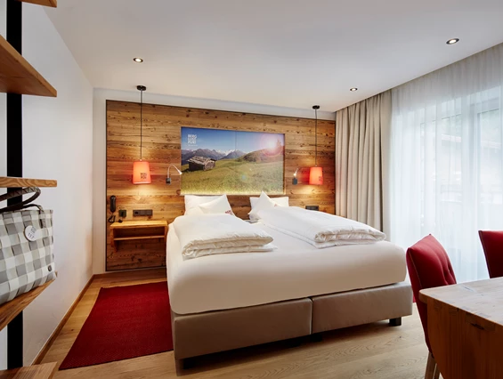 Mountainbikehotel: Doppelzimmer Natur mit Altholz - Hotel Gassner****Superior