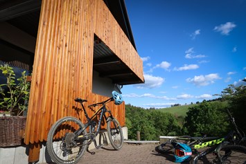 Mountainbikehotel: Terrasse, Zimmer #6 - Harz-BnB Werkmeister