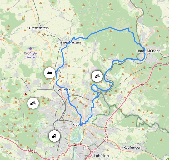 Waldhotel Schäferberg Touren Übersicht Durch den Reinhardswald nach Hann. Münden