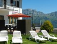 Mountainbikehotel: Ausblick zu den Churfirsten  / Umgebung - BIKE Hotel Pizzeria Mittenwald Flumserberg T'heim