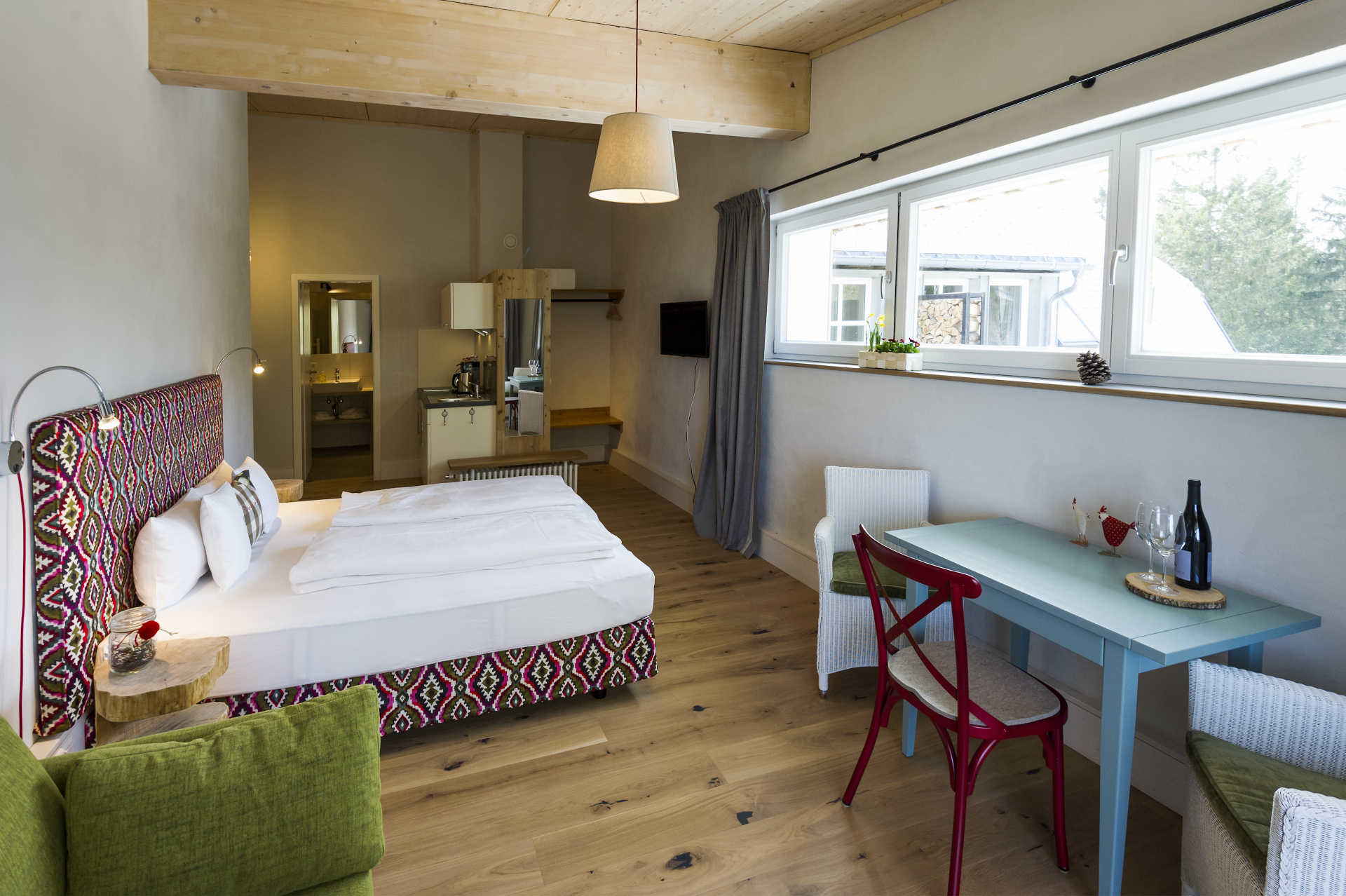 Mountainbike Urlaub - PLZ 79286 (Deutschland) - Appartement Small mit Küchenzeile - Appartement Hotel Berghaus Freiburg