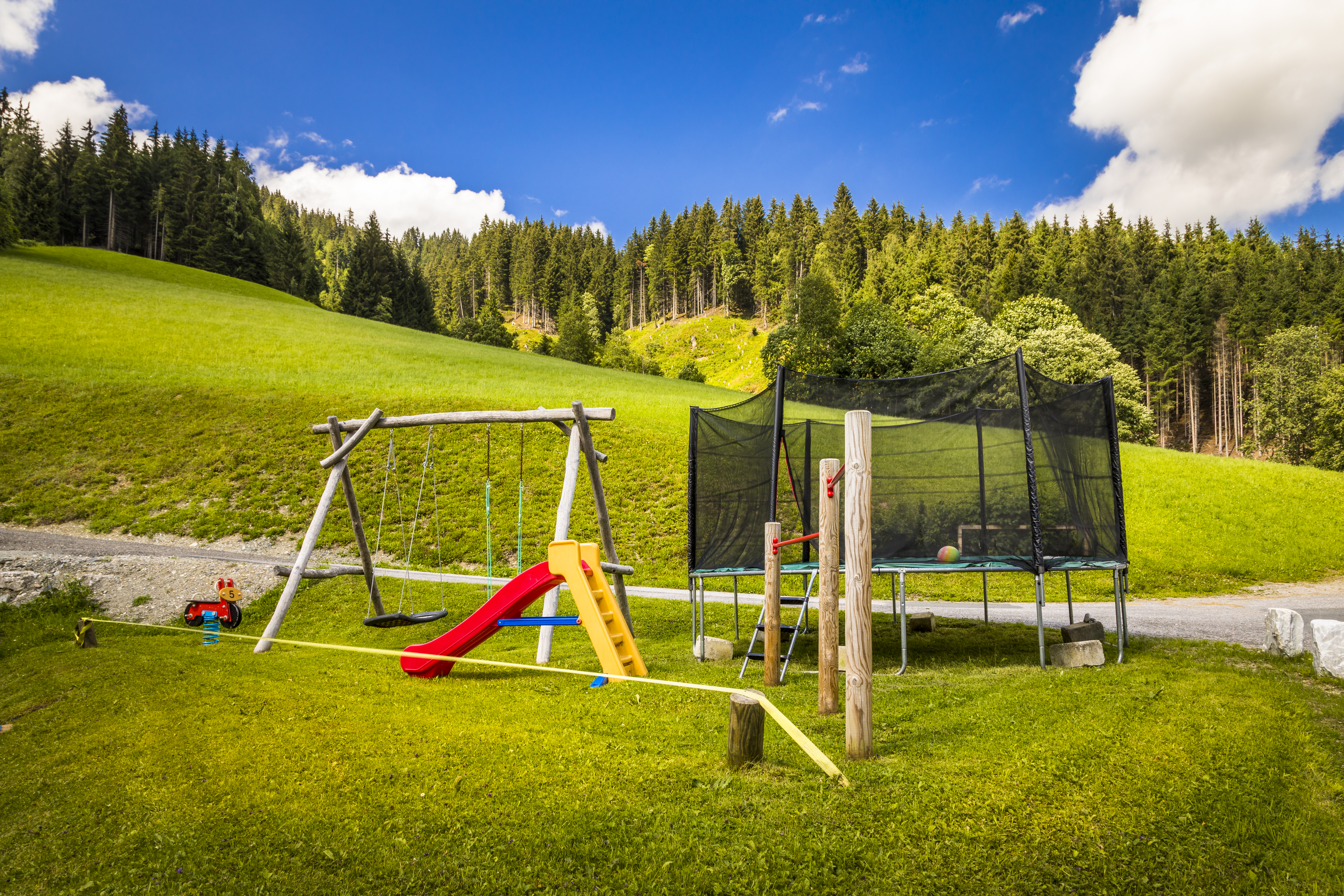 Mountainbikehotel: Spielplatz - Chalets Marolden