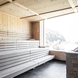 Mountainbikehotel: Sauna mit Ausblick - Aktiv und Wellnesshotel Traube Post