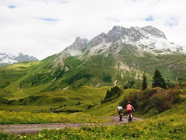 Mountainbikehotel: Mountainbiken in Lech am Arlberg - Burg Hotel Oberlech