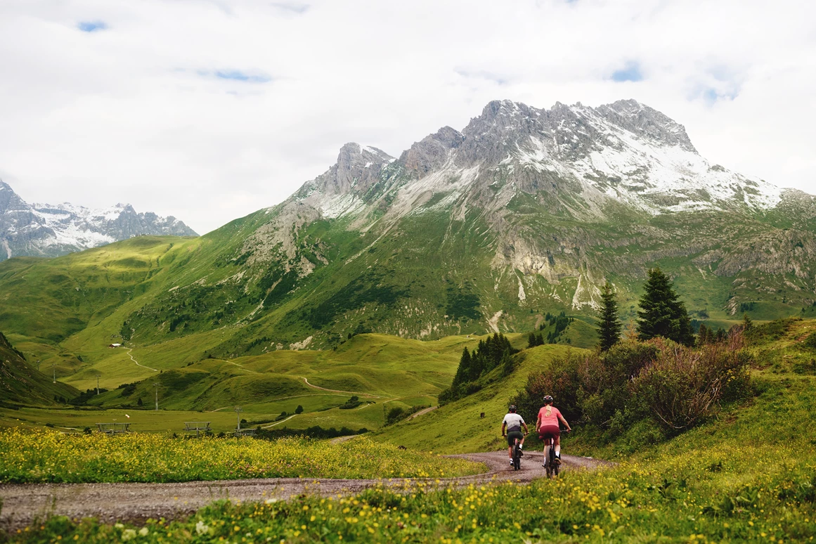 Mountainbikehotel: Mountainbiken in Lech am Arlberg - Burg Hotel Oberlech