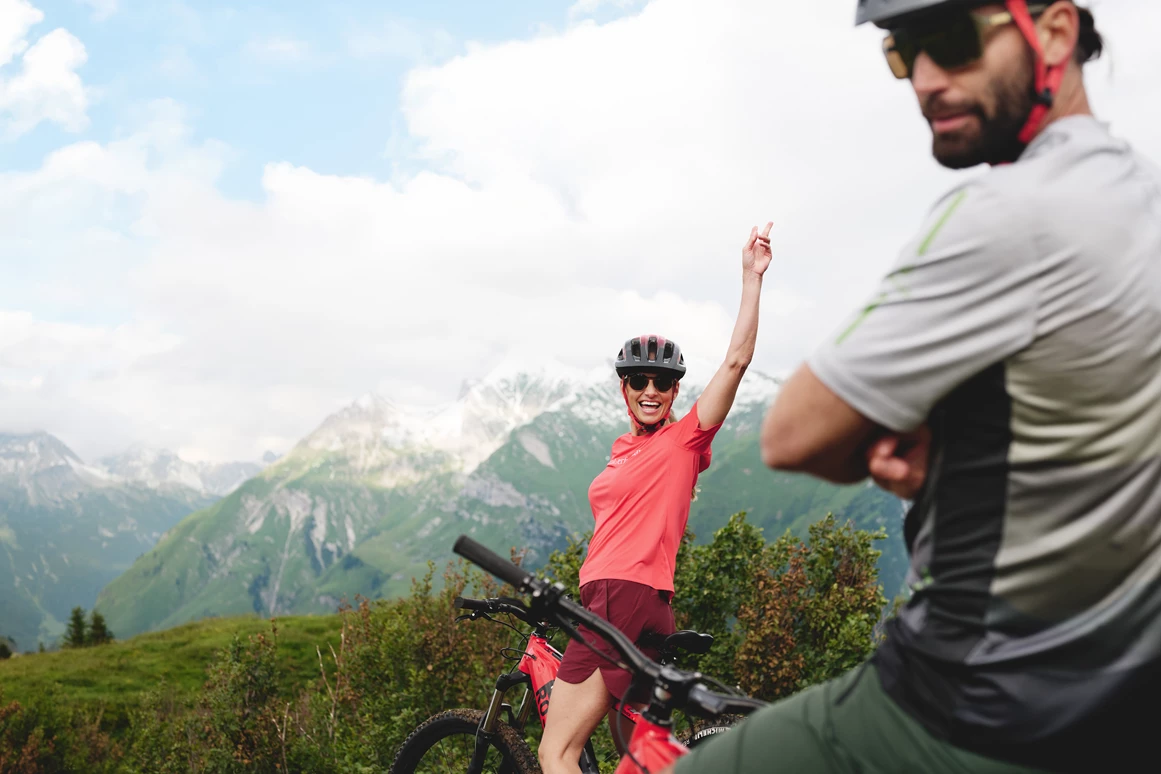 Mountainbikehotel: Biken am Arlberg - Burg Hotel Oberlech