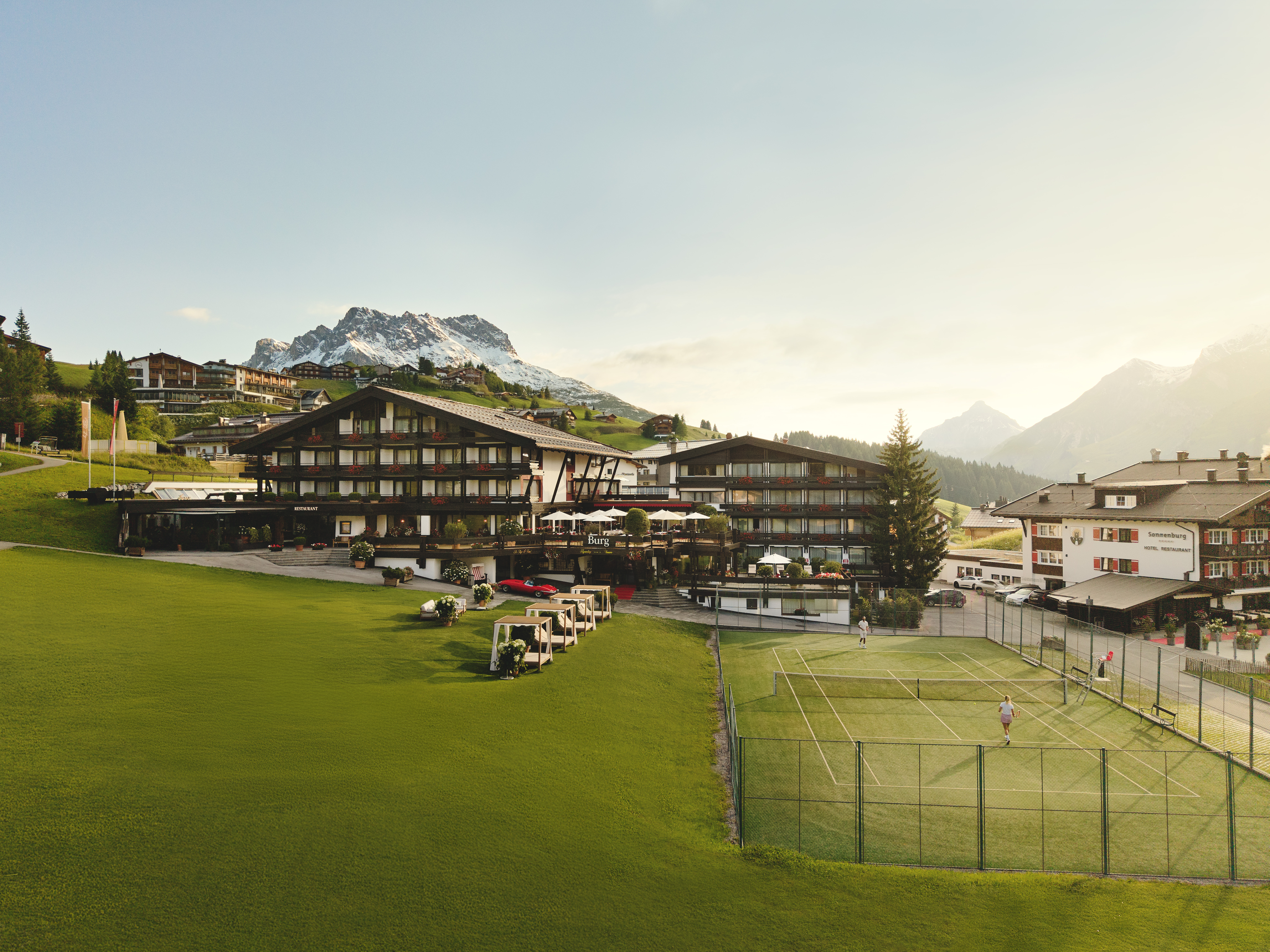 Mountainbike Urlaub - Verpflegung: Frühstück - PLZ 6542 (Österreich) - Burg Hotel Lech am Arlberg - Burg Hotel Oberlech