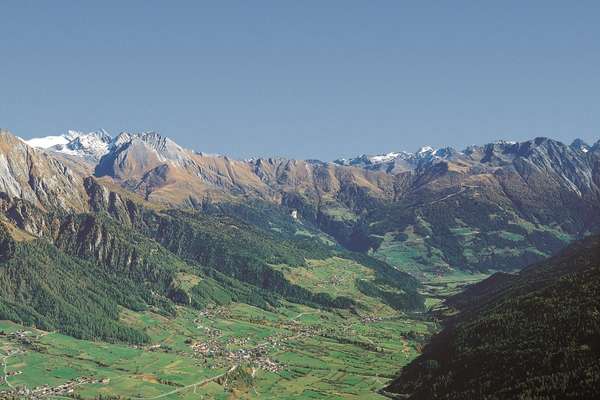 Hotel Goldried Trail Übersicht Radweg Virgental