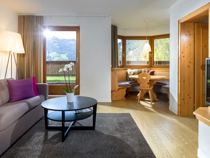 Mountainbike Urlaub - Niederdorf (Trentino-Südtirol) - 50 m2 Appartements mit eigener Sauna - Hotel Goldried