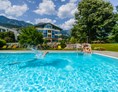 Mountainbikehotel: Pool und Garten - Hartweger' Hotel in Weißenbach bei Schladming