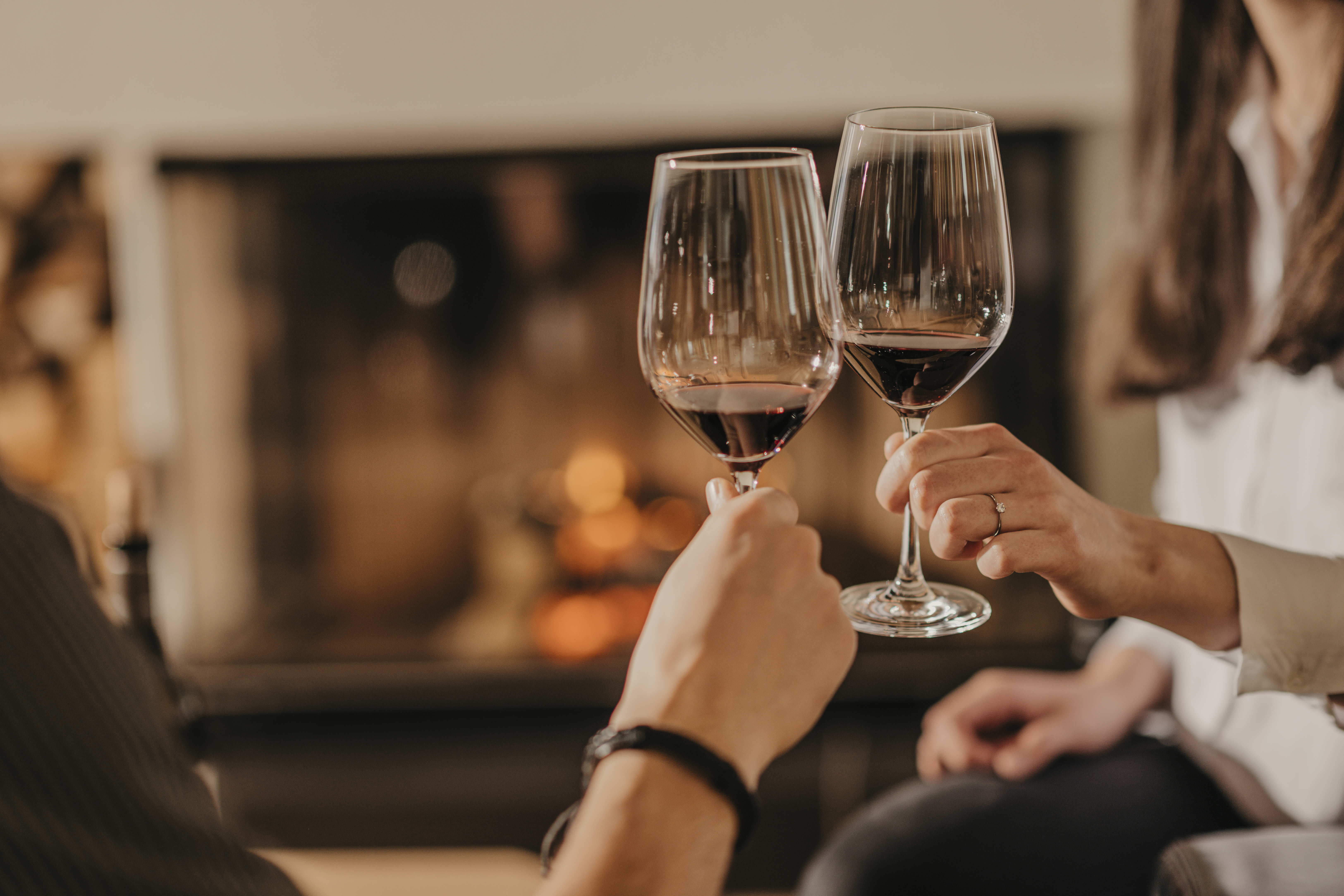 Mountainbikehotel: Bar mit Kamin - Hotel Royal ***S