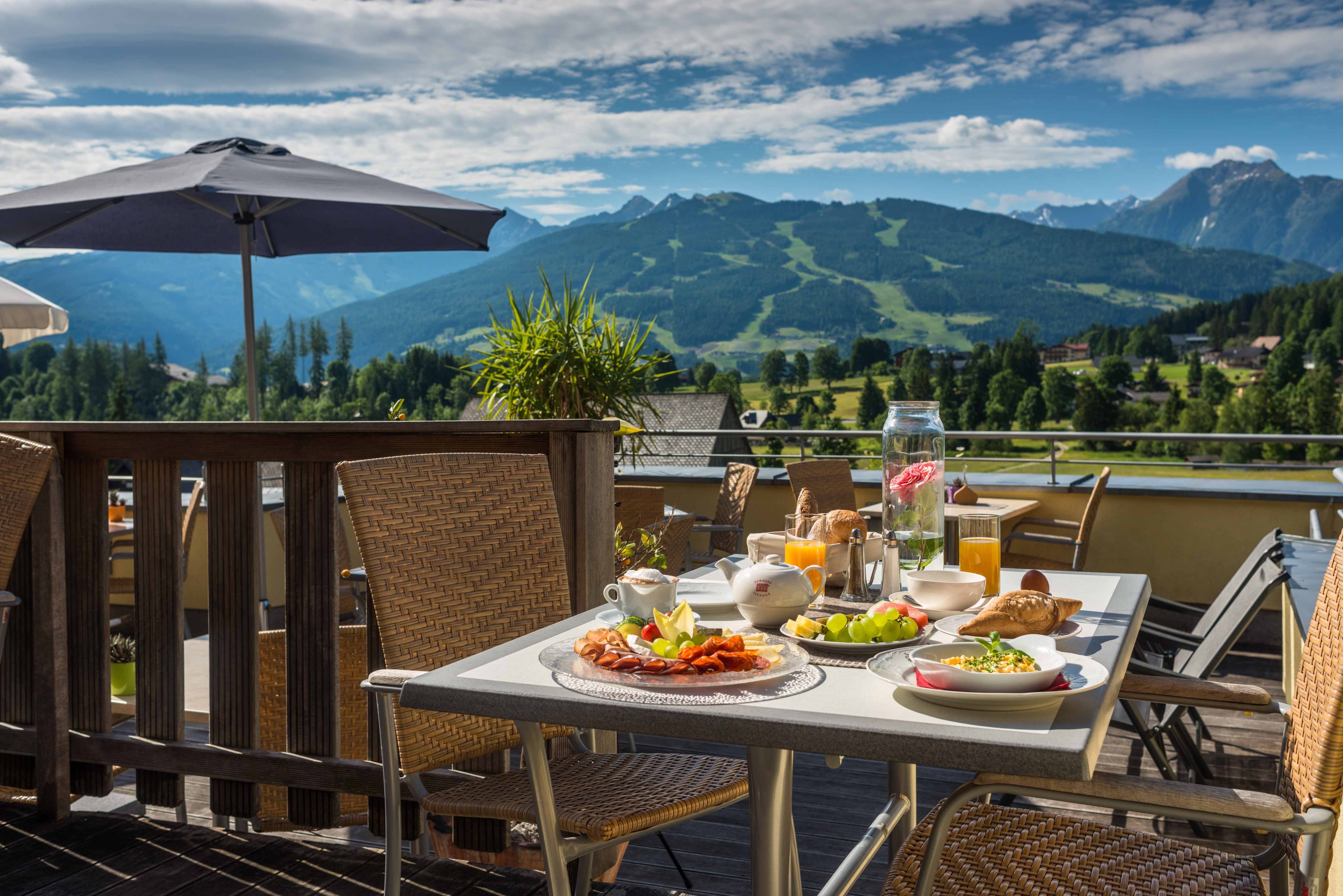 Mountainbike Urlaub - Pools: Schwimmteich - Flachau - Hotel Berghof