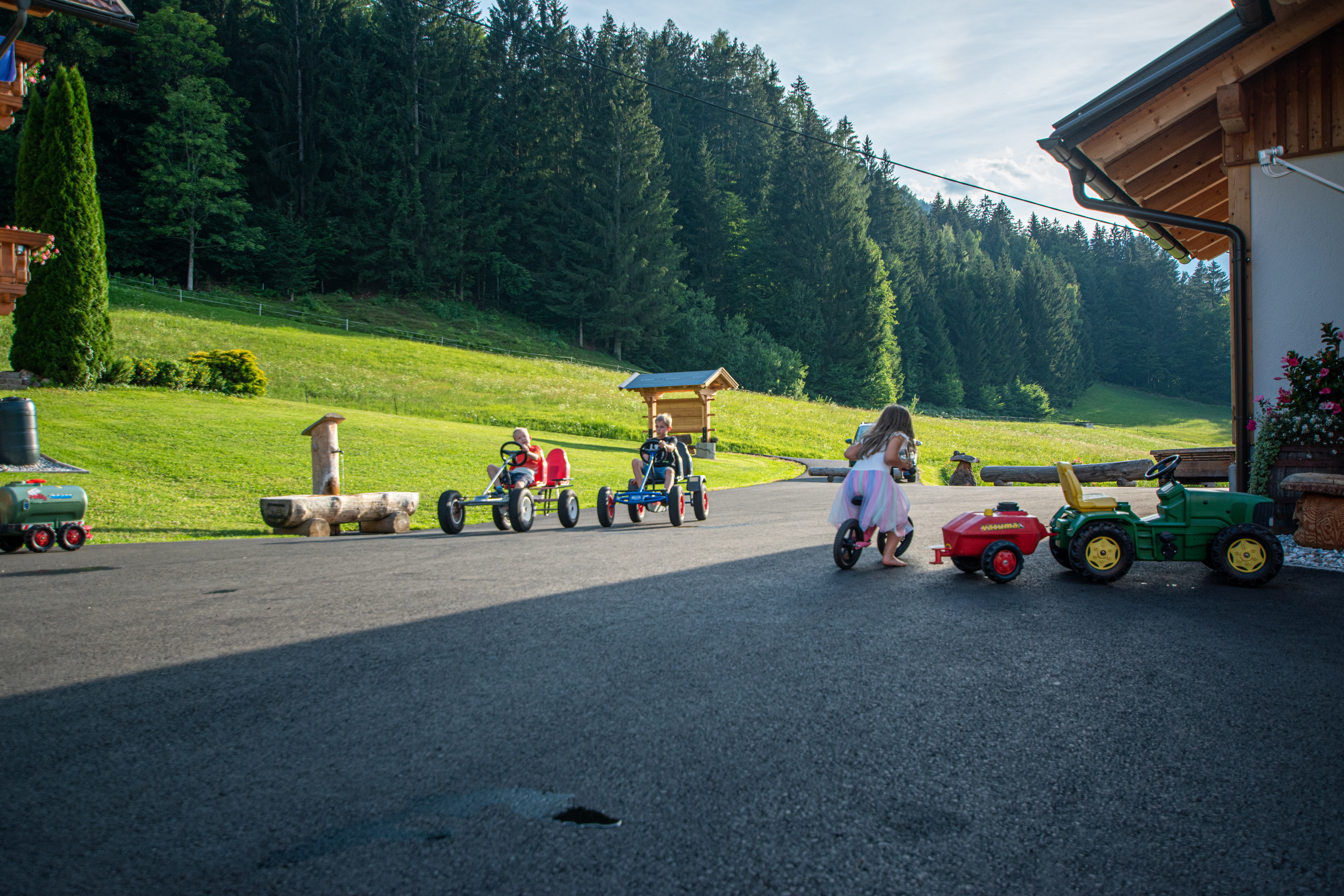 Mountainbikehotel: Chalets und Apartments Hauserhof