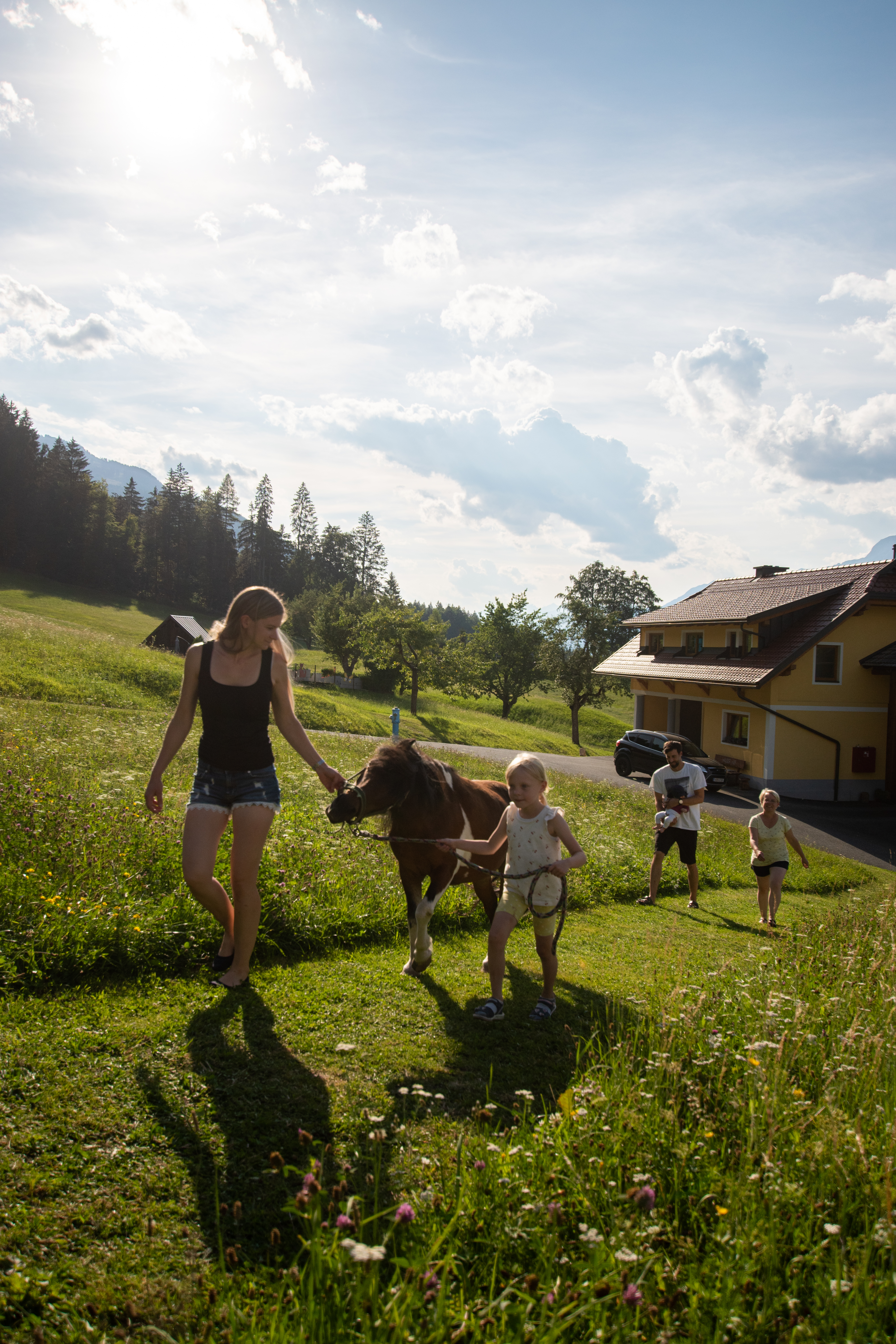 Mountainbikehotel: Chalets und Apartments Hauserhof