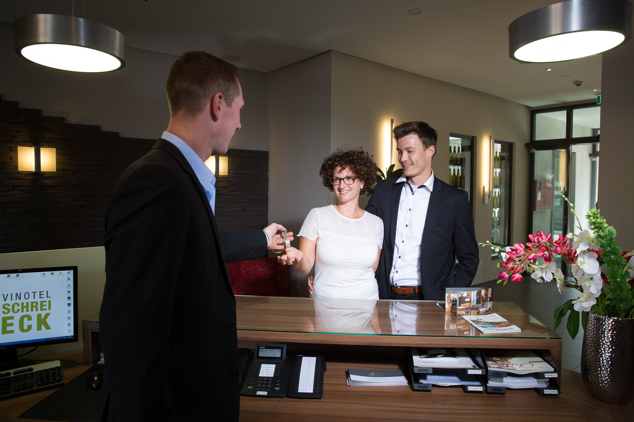 Mountainbike Urlaub - Rodalben - Rezeption im Vinotel - Weingut Schreieck VINOTEL & GUTSHAUS