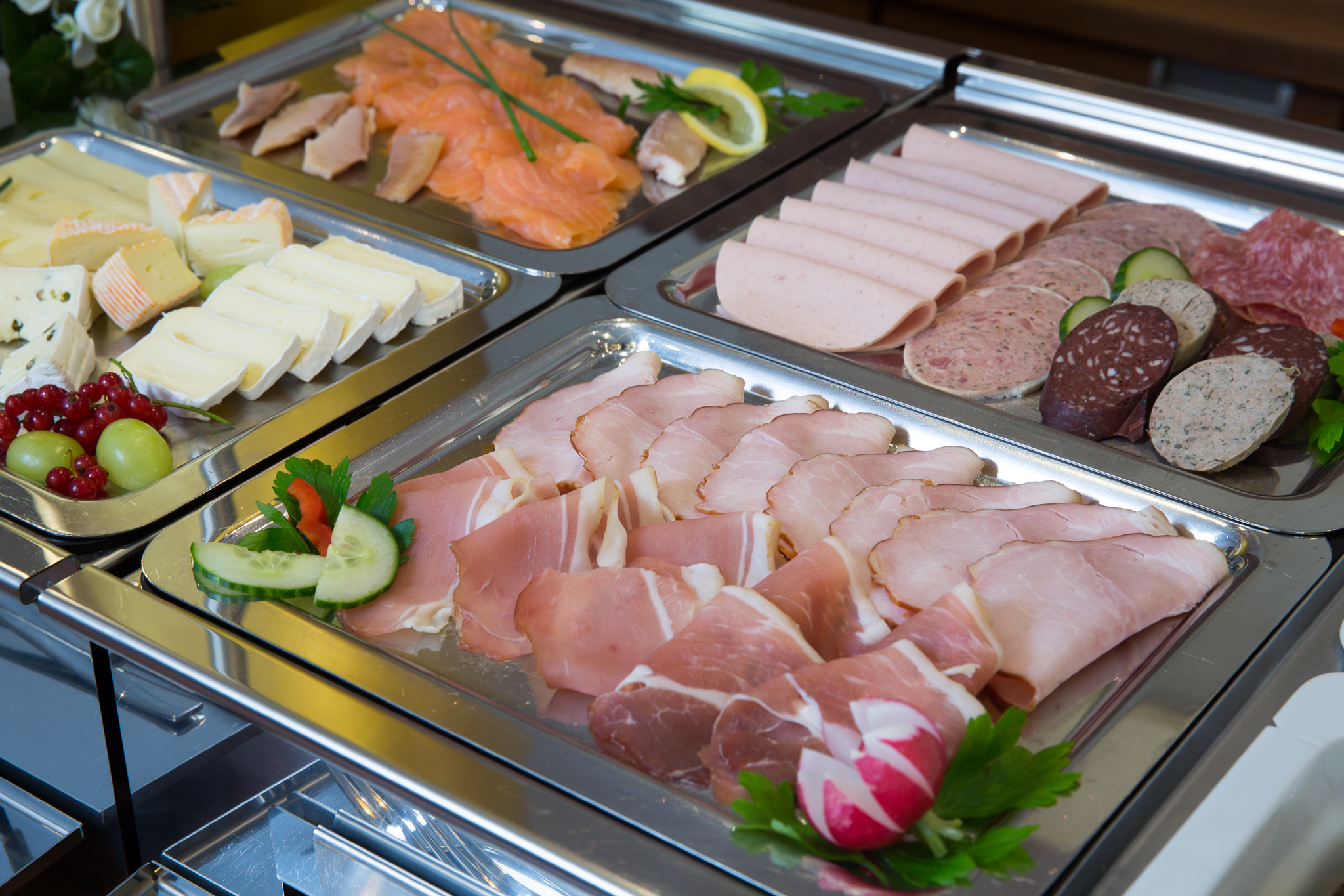 Mountainbikehotel: Frühstücksbuffet im Vinotel - Weingut Schreieck VINOTEL & GUTSHAUS