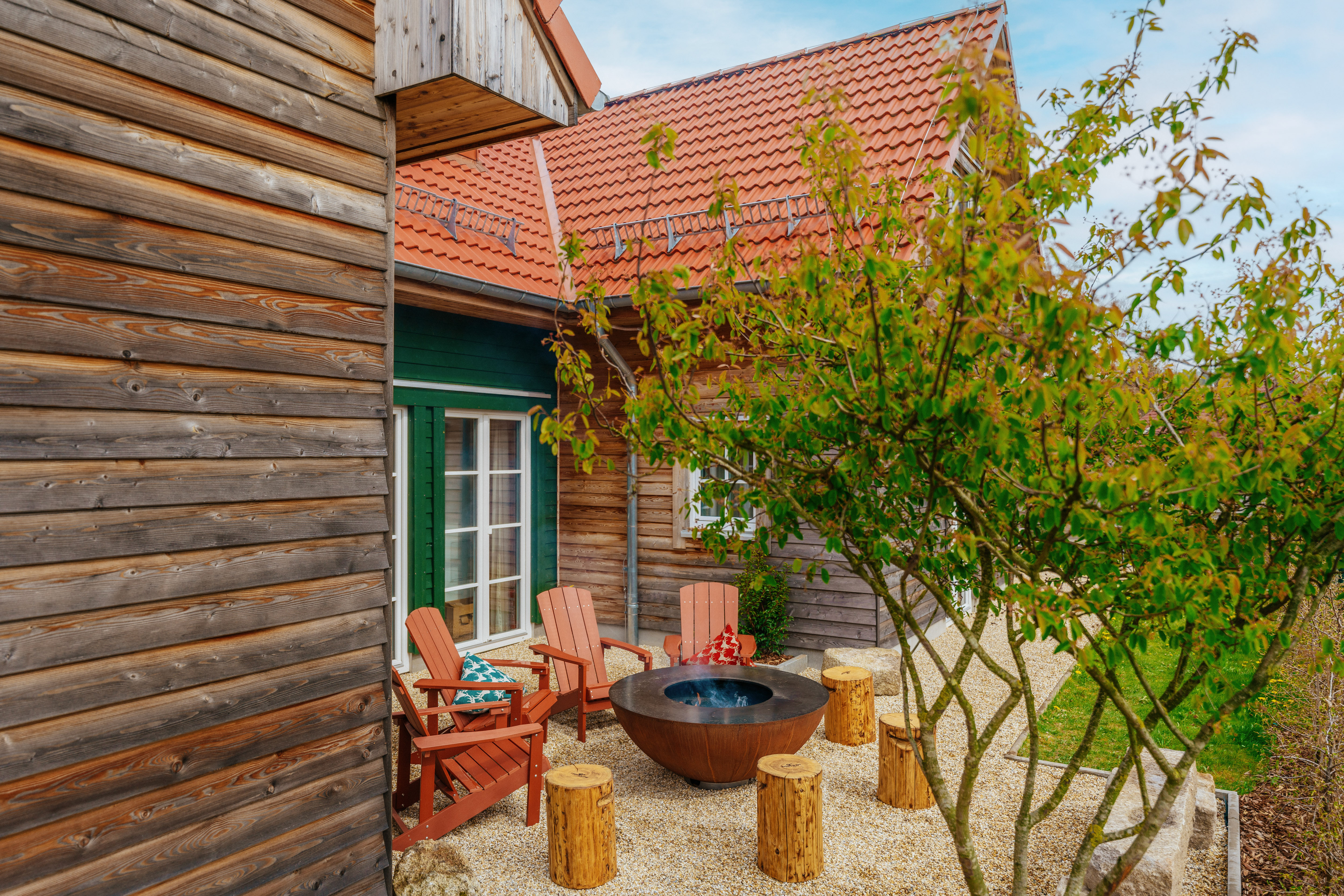 Mountainbikehotel: Feuerschale für gemütliche Stunden - Das Schierke Harzresort