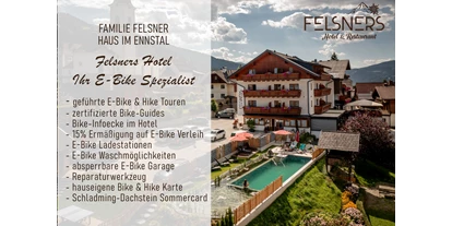 Mountainbike Urlaub - PLZ 8982 (Österreich) - Felsners Hotel & Restaurant