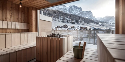 Mountainbike Urlaub - Haustrail - Trentino-Südtirol - View Sauna - Hotel Tofana Explorer's Home