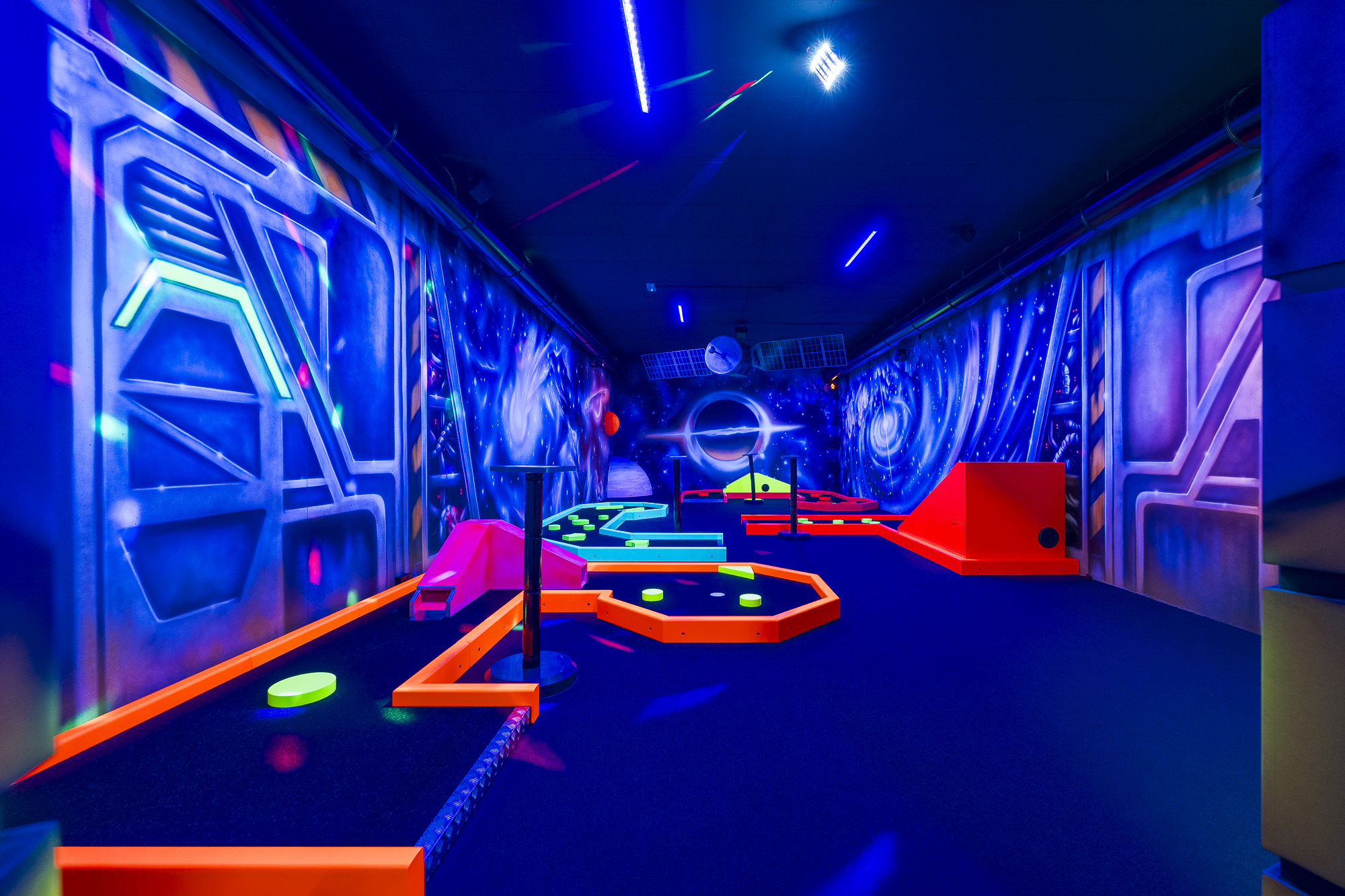 Mountainbikehotel: Hotel Prokulus Blacklight Indoor Minigolf - Familien- & Wellnesshotel Prokulus