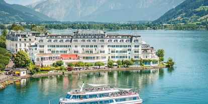 Mountainbike Urlaub - Umgebungsschwerpunkt: See - Außenansicht GRAND HOTEL ZELL AM SEE - Grand Hotel Zell Am See