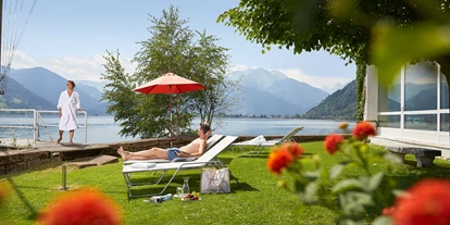 Mountainbike Urlaub - Umgebungsschwerpunkt: See - Hauseigene Liegewiese - Grand Hotel Zell Am See