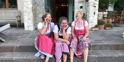 Mountainbike Urlaub - Haustrail - Trentino-Südtirol - Deine Gastgeber Agnes & Anna & Edith. Agnes ist selbst begeisterte MTB-Fahrerin und ausgebildeter MTB Guide - Hotel Innerhofer