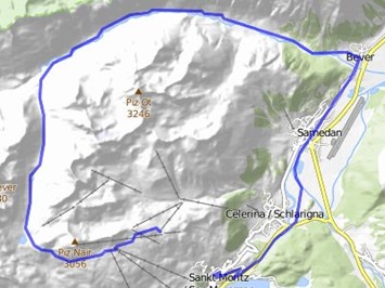 Nira Alpina Touren Übersicht Tour Suvretta Loop