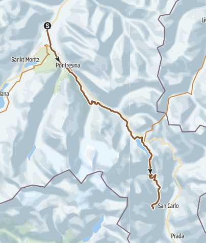 Nira Alpina Trail Übersicht Bernina Express Trail