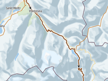 Nira Alpina Trail Übersicht Bernina Express Trail