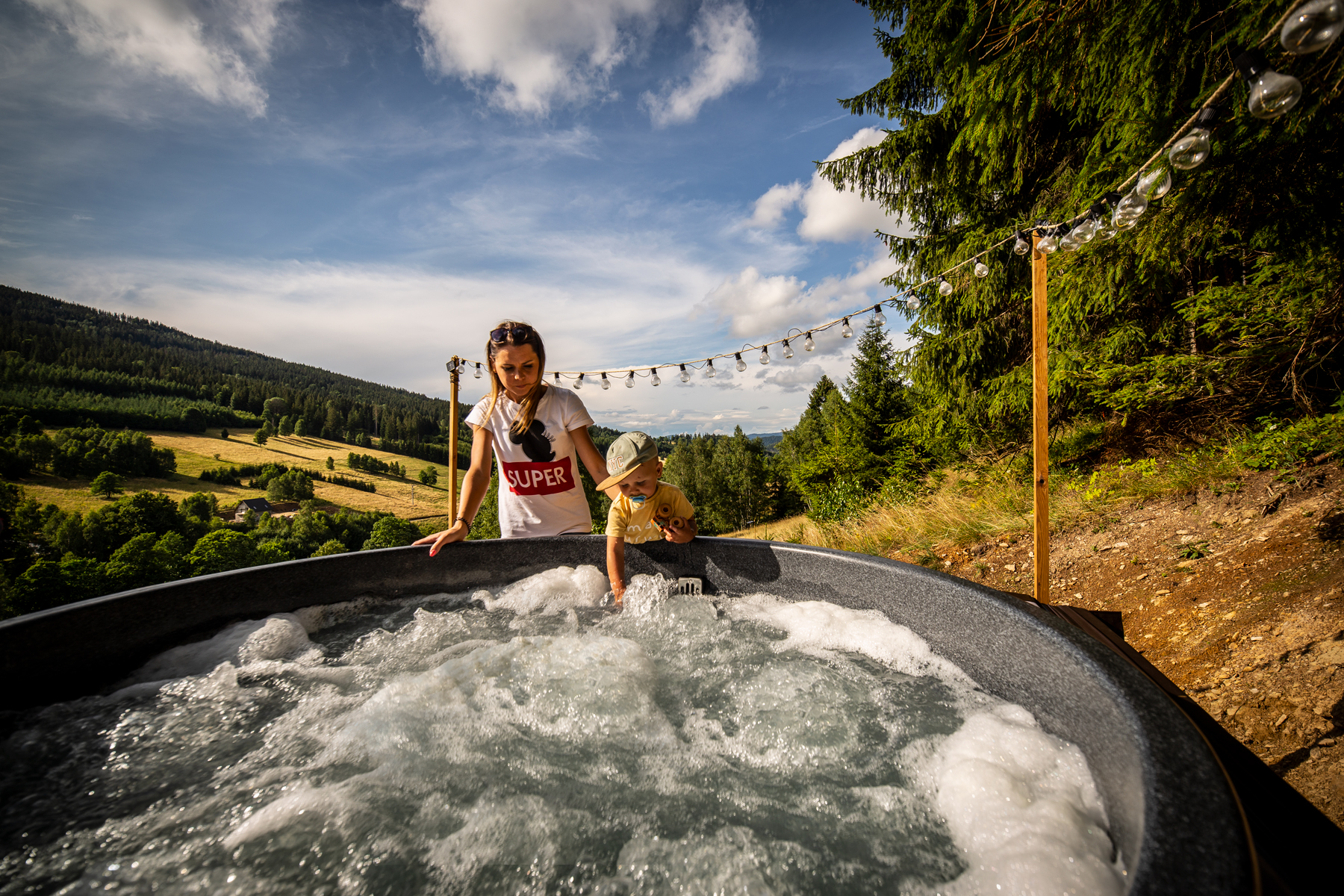 Mountainbikehotel: Osada Za gorami za lasami