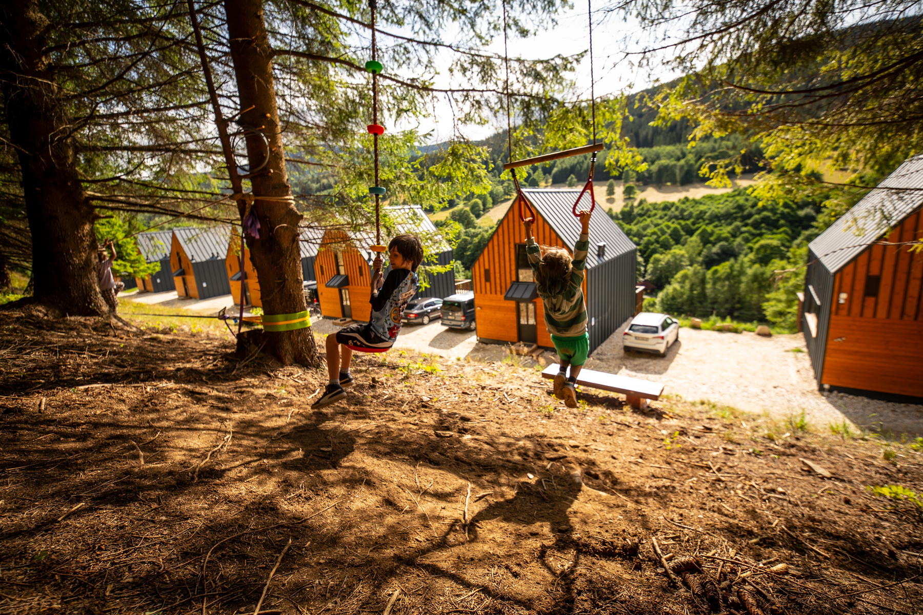 Mountainbikehotel: Osada Za gorami za lasami