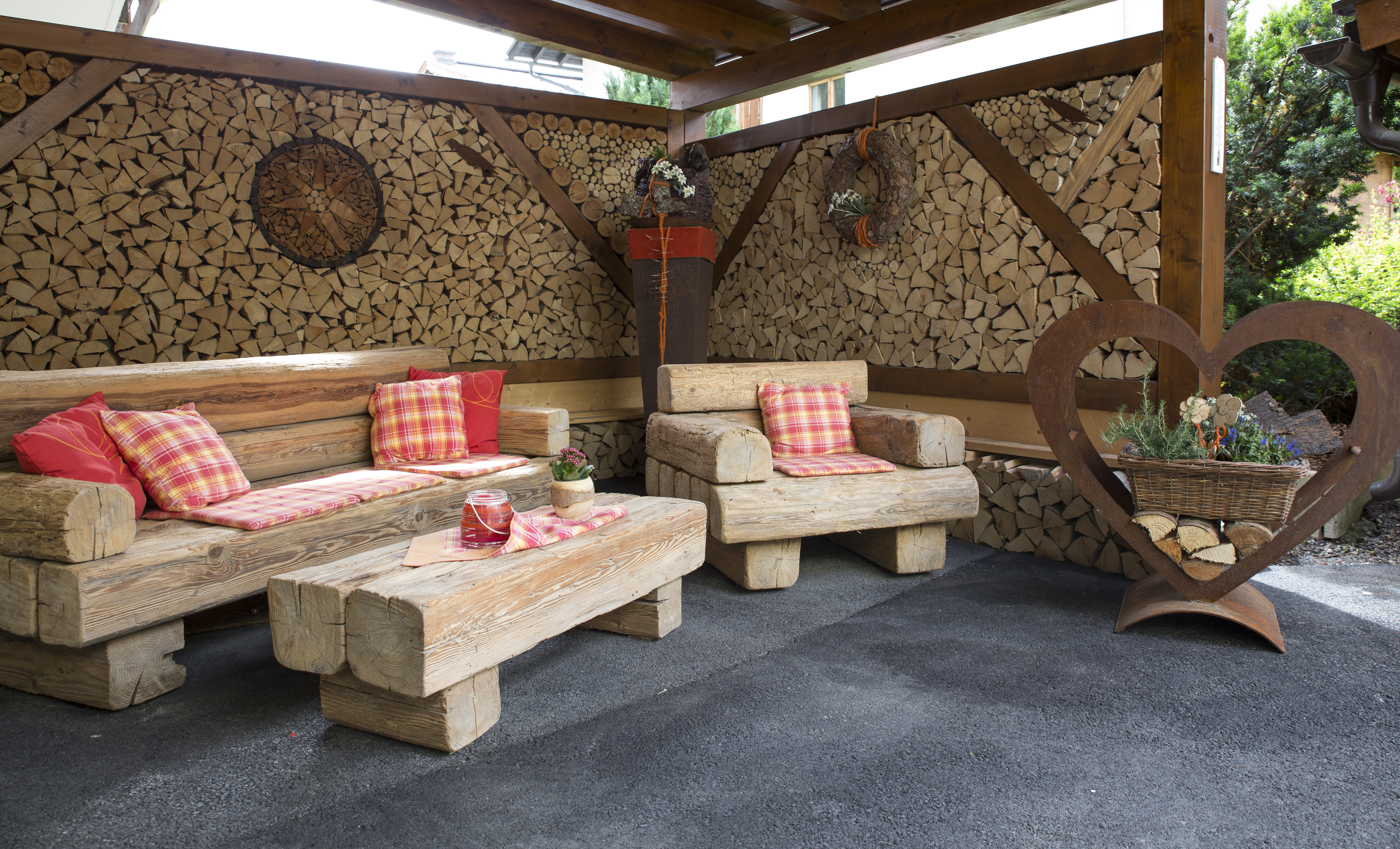 Mountainbikehotel: Lounge am Eingang der Bachmann Appartements - Bachmann Appartements