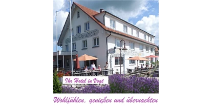 Mountainbike Urlaub - Hotel-Schwerpunkt: Mountainbike & Wandern - Wohlfühlen und Genießen im Paradies - Adam & Eva Gasthof Paradies in Vogt mit Hotel und Paradiesfestsaal