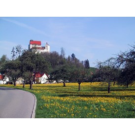 Mountainbikehotel: Ausflug zur Waldburg - Adam & Eva Gasthof Paradies in Vogt mit Hotel und Paradiesfestsaal
