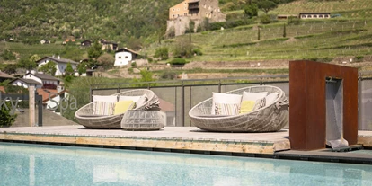 Mountainbike Urlaub - Südtirol - Solepool auf dem Dach - Feldhof DolceVita Resort