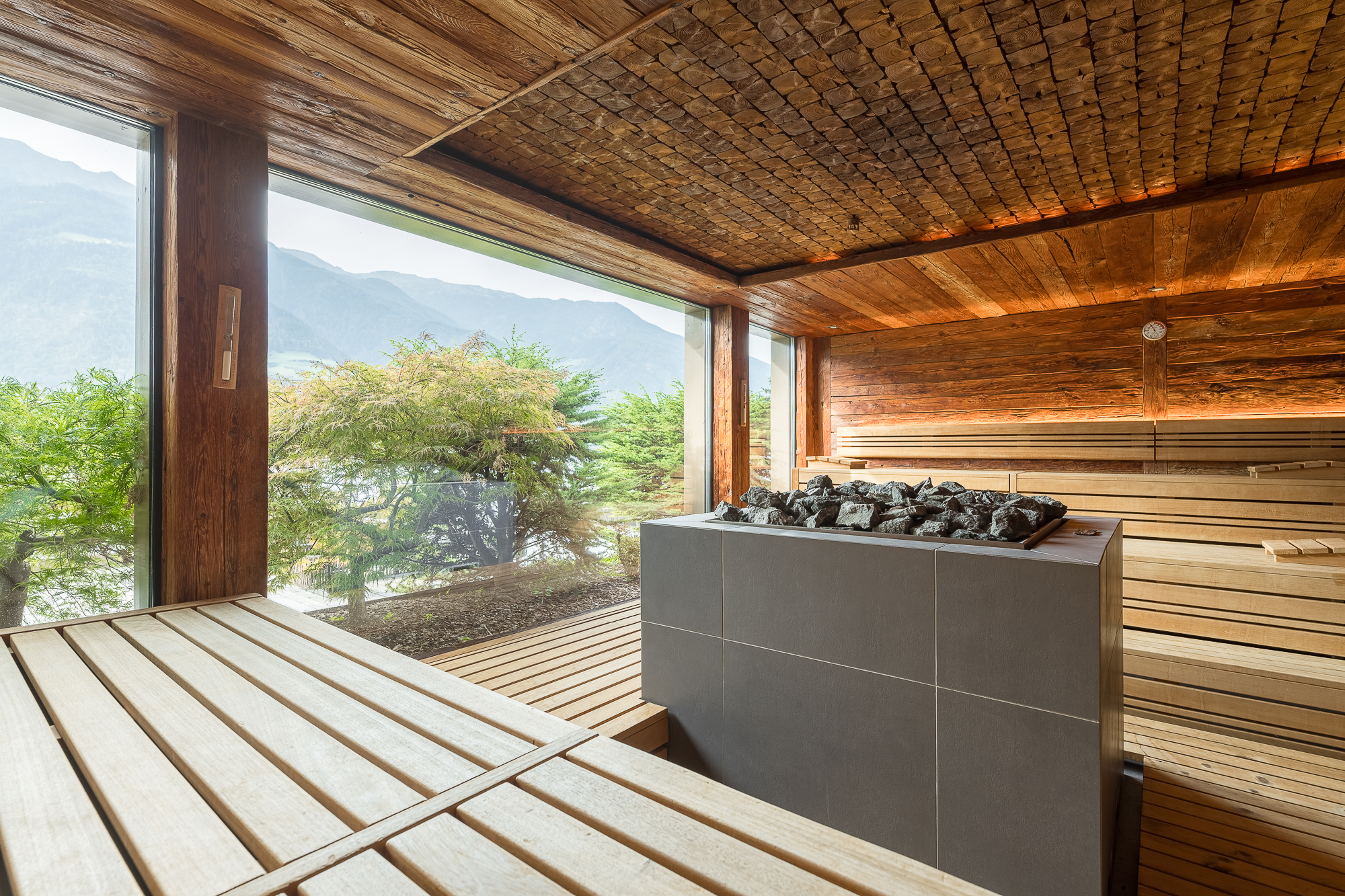 Mountainbikehotel: Sauna im Sky Spa - Feldhof DolceVita Resort